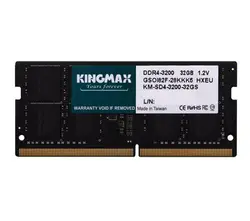 رم لپ تاپ DDR4 تک کاناله 3200 مگاهرتز CL22 کینگ مکس ظرفیت 16 گیگابایت