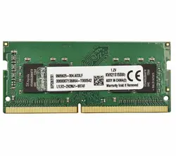 رم لپ تاپ کینگستون مدلDDR4 2133S MHz CL15 ظرفیت 4 گیگابایت