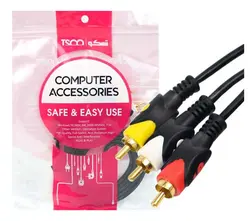 کابل تبدیل 3 به 3 RCA تسکو مدل TC 13 طول 1.5 متر