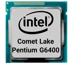 پردازنده اینتل مدل Pentium G6400 سری Comet Lake بدون جعبه