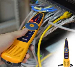تستر حرفه ای شبکه و تشخیص مکان یاب و زوج یاب کابل های RG45