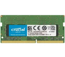 رم لپ تاپ DDR4 تک کاناله 2666 مگاهرتز CL19 کروشیال مدل CT16G4SFD8266 ظرفیت 16 گیگابایت