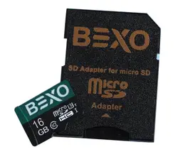 کارت حافظه MicroSDHC بکسو استاندارد UHS-I U3 سرعت 90MBps ظرفیت 16 گیگابایت