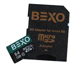کارت حافظه MicroSDXC بکسو استاندارد UHS-I U3 سرعت 90MBps ظرفیت 64 گیگابایت