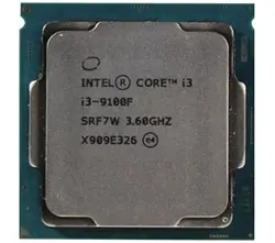 پردازنده مرکزی اینتل سری Coffee Lake مدل Core i3-9100F بدون جعبه