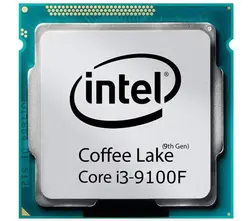 پردازنده مرکزی اینتل سری Coffee Lake مدل Core i3-9100F بدون جعبه