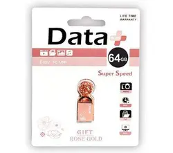 فلش مموری دیتا پلاس مدل GIFT Rose Gold ظرفیت 64 گیگابایت