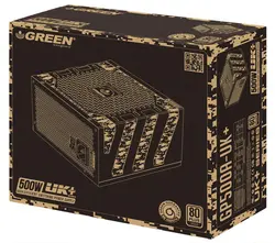 منبع تغذیه کامپیوتر گرین مدل GP500A-UK PLUS