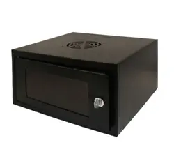 رک DVR و شبکه کبیر صنعت 4 یونیت با عمق 36 درب شیشه ای و سینی