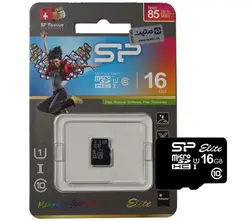 کارت حافظه microSDHC سیلیکون پاور مدل Elite کلاس 10 استاندارد UHS-I U1 سرعت85MBps ظرفیت 16 گیگابایت