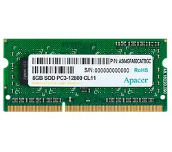 رم لپ تاپ اپیسر مدل DDR3L 1600MHz ظرفیت 8 گیگابایت