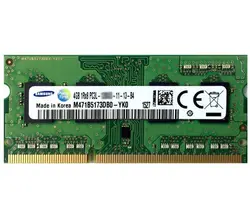 رم لپ تاپ سامسونگ مدل DDR3 1600MHz ظرفیت 4 گیگابایت