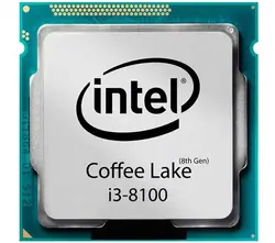پردازنده اینتل مدل i3-8100 سری Coffee Lake