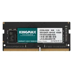 رم لپ تاپ DDR4 تک کاناله 3200 مگاهرتز CL22 کینگ مکس ظرفیت 8 گیگابایت