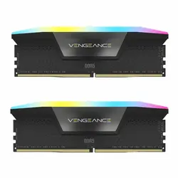 رم کورسیر VENGEANCE RGB Black 32GB 16GBx2 5200MHz CL40 DDR5