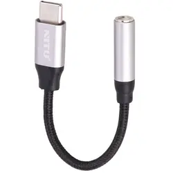 مبدل Type-C به جک 3.5 میلی متری نیتو مدل NX016 طول 0.12 متر