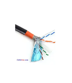 کابل شبکه CAT6 SFTP آیسانت AISUNET نگزنس اوت دور  - تست فلوک - چنل - OUT DOOR - دو روکش