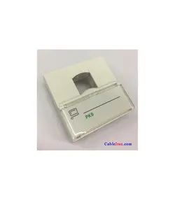 تجهیزات شبکه فیس پلیت PKS تک پورت پهن     بسته 50 عدد