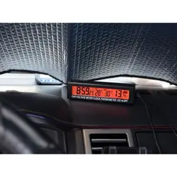 دماسنج دیجیتال با ساعت برای اتومبیل و خانه EC88