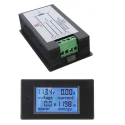 نمایشگر دیجیتال ولتاژ و جریان DC پنلی 20 آمپر LCD