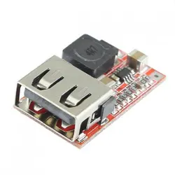 ماژول رگولاتور DC به DC کاهنده دارای ورودی 6V تا 24V و خروجی 3A 5V USB
