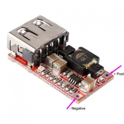 ماژول رگولاتور DC به DC کاهنده دارای ورودی 6V تا 24V و خروجی 3A 5V USB