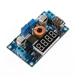 ماژول رگولاتور DC به DC کاهنده 75 وات همراه با نمایشگر ولتاژ و رابط USB