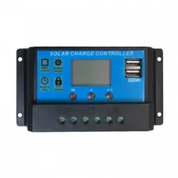 کنترلر شارژ پنل های خورشیدی 30A با صفحه نمایش و خروجی USB