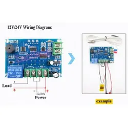 کنترل کننده دما مدل XH-W1315 دارای نمایشگر و کلیدهای کنترلی