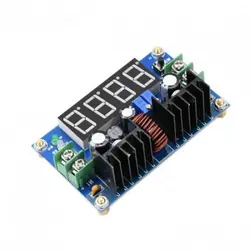 ماژول رگولاتور DC به DC کاهنده 8 آمپر با قابلیت نمایش و تنظیم ولتاژ و جریان خروجی