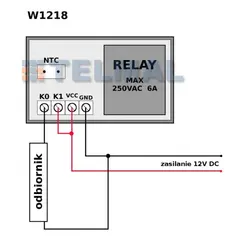 کنترل کننده دما مدل W1218