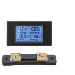 نمایشگر دیجیتال ولتاژ و جریان DC پنلی 50 آمپر LCD