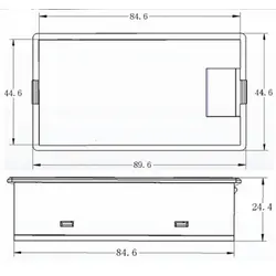 نمایشگر دیجیتال ولتاژ و جریان AC پنلی LCD