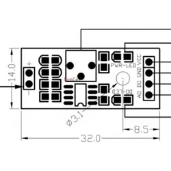 ماژول سنسور رطوبت مقاومتی HR202