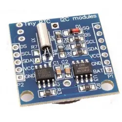 ماژول ساعت DS1307 + باتری (real-time clock chip)
