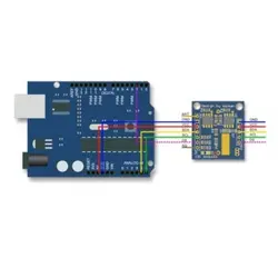 ماژول ساعت DS1307 + باتری (real-time clock chip)