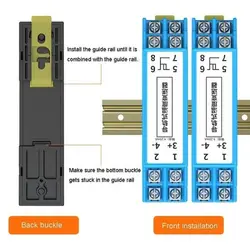 ترانسمیتر دما ریلی PT100