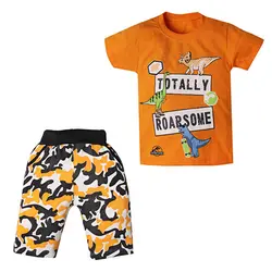 ست تی شرت و شلوارک پسرانه مدل دایناسور - فروشگاه اینترنتی کالا 35