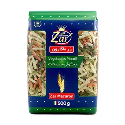 ماکارونی پیکولی سبزیجات زر ماکارون مقدار 500 گرم - فروشگاه اینترنتی کالا 35