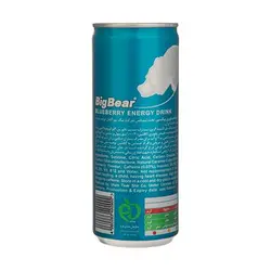 نوشابه انرژی زا بیگ بر با طعم بلوبری - 250 میلی لیتر | 35