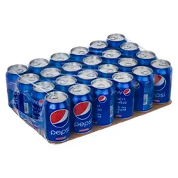 نوشابه قوطی گازدار پپسی با طعم کولا - 330 میلی لیتر بسته 24 عددی - فروشگاه اینترنتی کالا 35