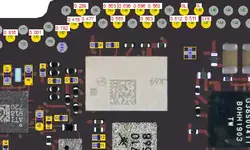 آی سی آمپلی فایر ال ان آ (کم نویز) آیفون 11 پرومکس | (DSM_LB_K)(DSM_LB)(LMRXFRJB_K57) IC Amplifier LNA iPhone 11 Pro Max
