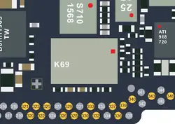 آی سی آمپلی فایر ال ان آ (کم نویز) آیفون 11 پرومکس | (DSM_LB_K)(DSM_LB)(LMRXFRJB_K57) IC Amplifier LNA iPhone 11 Pro Max