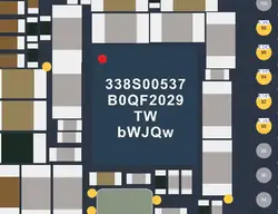 آی سی آمپلی فایر صوت و ویبره آیفون ۱۲ و ۱۲ پرو | (U8300)(U8000)(U8100)IC Audio and Vibration Amplifier iPhone 12 Pro / 12 (338S00537(CS35L27A))