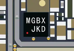 آی سی افزایش دهنده ولتاژ آیفون ایکس اس مکس | (U6150)(IC DC To DC Converter iPhone XS Max (FAN53740UCA1X