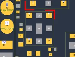 آی سی تریپلکسر آیفون ایکس اس مکس | IC Triplexer iPhone XS Max (TPLX2U_A)(TPLX2L_A)(ACFM_W223_AP1)