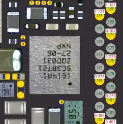 آی سی درایور یو اس بی و شارژ آیفون ۱۲ و ۱۲ پرو | (U9300)IC USB And Charge Driver iPhone 12 Pro / 12 (CBTL1614A1)