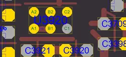 آی سی رگولاتور ال دی اُ آیفون ۱۱ پرومکس | (U4140)(U3920)(U3900)IC Regulator LDO iPhone 11 Pro Max (SCY99247-1.20V)
