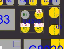 آی سی سوییچ بار مقاومت با محافظ جریان معکوس آیفون ۱۲ و ۱۲ پرو | (U4310)(U4300)(IC Load Switch iPhone 12 Pro / 12 (TPS22964C