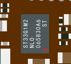 آی سی میکروکنترلر سیم کارت غیر فیزیکی آیفون ایکس اس مکس | (U_SIM)_(IC eSIM Data Recorder iPhone XS Max (ST33G1M2STL9ENJ0